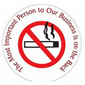 No Smoking Sign Photo Hand Mirror (2.5" Diameter)